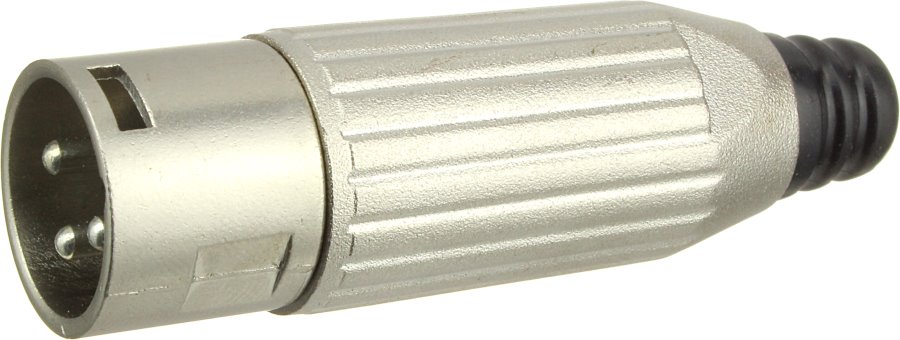 Разъем Canon штыри внутри без кнопки металл