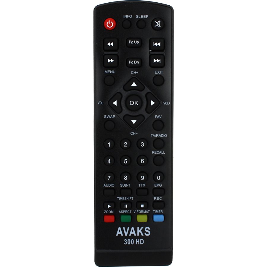 Пульт ДУ Avaks 300 DVB-T2 (для цифровой приставки)