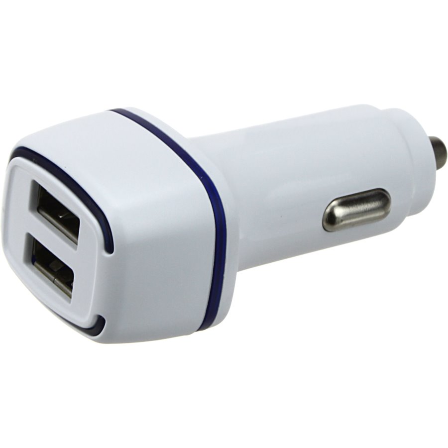 Автомобильное зарядное устройство BOROFONE BZ14 Max, 2*USB + Кабель USB-Type-C, 2.4A, белый