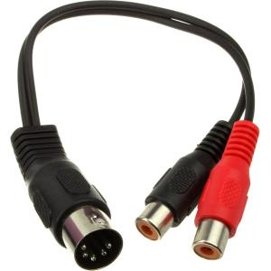 Переходник 2RCA(G)-5PIN гибкий