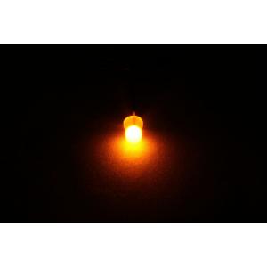 Светодиод 3мм, цвет желтый, яркий, матовый