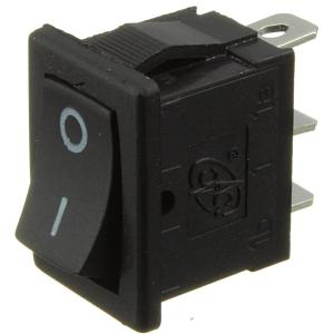 Выключатель 15Х20 3конт 2положения черный KCD1-B2101O11KK