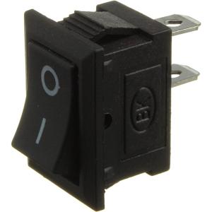 Выключатель 15Х20 2 контакта 2 положения черный 