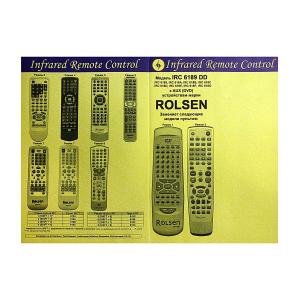 Пульт к IRC6189DD ROLSEN AUX/DVD