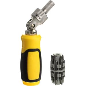 Набор отверток угловой с трещоткой, 12 насадок 6098А-3