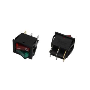 Выключатель 25*30 ЗЕЛ/КР 2х клавишный 6КОНТ