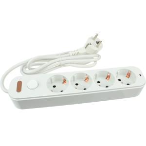 Сетевой фильтр 4 розетки 1,8метра Energy