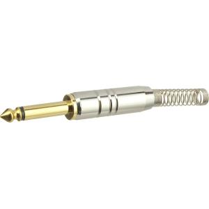 Разъем J6.3 mono metall, gold 