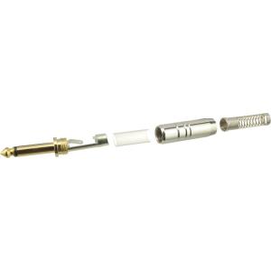 Разъем J6.3 mono metall, gold 