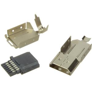 Разъем HDMI Штекер metal на кабель разборный на кабель