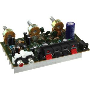 Усилитель НЧ 2*50 (ТА8250), 2RCA(G), 4 зажима, гнездо питания