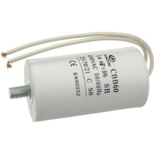 Конденсатор 14/450V 50/60Hz (5%) пускач гибкие/болт