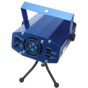 Лазерное шоу XC-6R, цвет зеленый, красный, звездное небо, разводы, снежинки