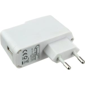 Зарядное устройство вход 220V/выход USB(G) 5В 1A Gembird белый