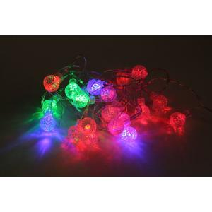 Сигнал гирлянда шарики прозр 20свд 3.8м цветная ТВМ3820