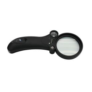 Лупа 65мм 3 ЛИНЗЫ с подсветкой СВД/УФ