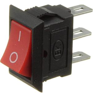 Выключатель 10Х15 3 контакта 2 положения красный KCD11A10211RB