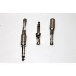 Разъем J6.3 stereo metall на кабель пружина Premier 