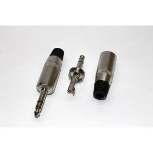 Разъем J6.3 stereo metall на кабель резина Premier 