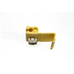 Разъем соединитель кабеля 696500 4мм желтый