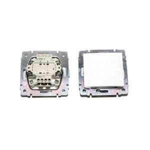 Сетевой переключатель 2напр Legrand белая 10A Valena