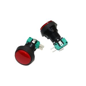 Кнопка 35мм КРУГЛАЯ красная 250V/10A замыкание/размыкание