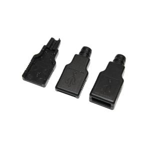 Разъем КОРПУС для USB на провод пластик