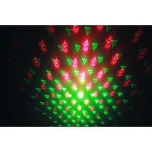 Лазерное шоу J115, цвет зеленый, красный, новогодний рисунок