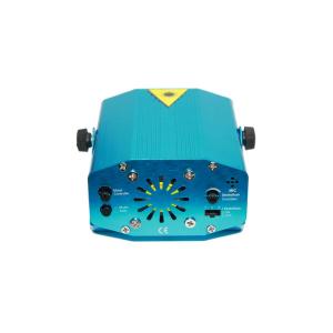 Лазерное шоу J115, цвет зеленый, красный, новогодний рисунок