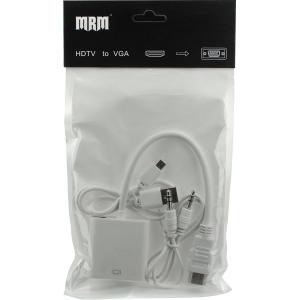Переходник HDMI - VGA(G) J3.5-J3.5 конвертер гибкий шнур