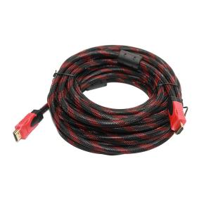 Шнур HDMI-HDMI 9M металл оплетка, экран, позол разъемы, 2 фильтра, пакет