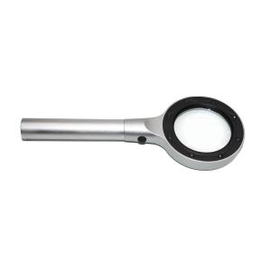 Лупа 55мм 5Х с подсветкой 8свд 2АА чехол