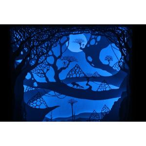 Ночной светильник Лайтбокс "Волшебный мир" (венге)