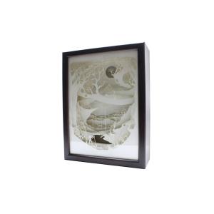 Ночной светильник Лайтбокс "Волшебный мир" (венге)