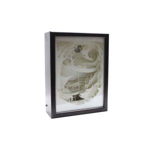 Ночной светильник Лайтбокс "Волшебный мир" (венге)