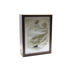 Ночной светильник Лайтбокс "Волшебный мир" (темный орех)