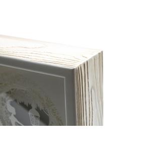 Ночной светильник Лайтбокс "Фея" (браширование, коричневая патина)