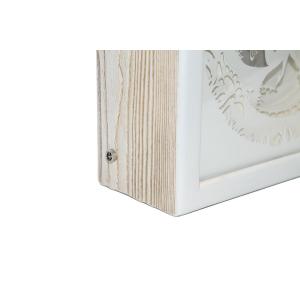 Ночной светильник Лайтбокс "Фея" (браширование, коричневая патина)