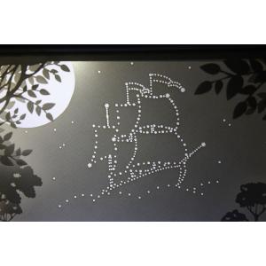 Ночной светильник Лайтбокс "Мечта" (браширование, коричневая патина)