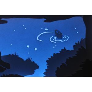 Ночной светильник Лайтбокс "Мечта" (браширование, коричневая патина)