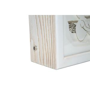 Ночной светильник Лайтбокс "Мечта" (браширование, коричневая патина)