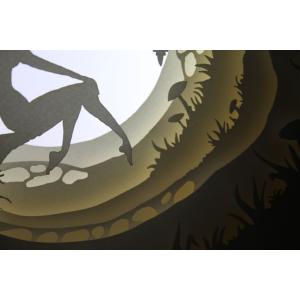 Ночной светильник Лайтбокс "Фея" (темный орех)