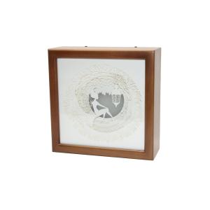 Ночной светильник Лайтбокс "Фея" (темный орех)