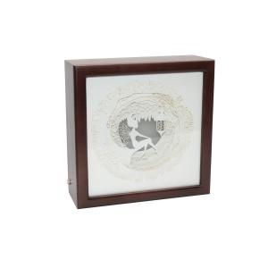 Ночной светильник Лайтбокс "Фея" с пультом (венге)