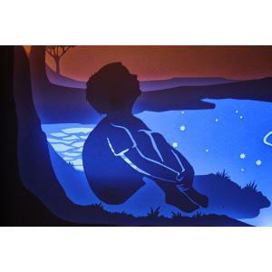 Ночной светильник Лайтбокс "Мечта" с пультом (светлый орех)