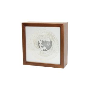 Ночной светильник Лайтбокс "Фея" с пультом (темный орех)