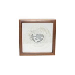 Ночной светильник Лайтбокс "Фея" с пультом (темный орех)