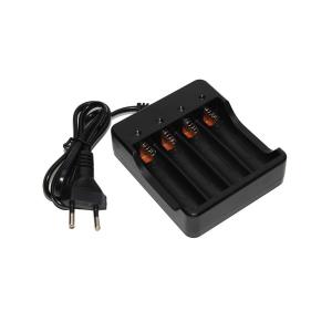 Зарядное устройство для ФОНАРЕЙ 3.7В LiPo 220В на 4 аккумулятора шнур