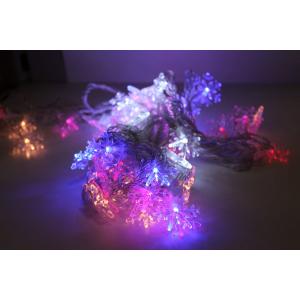 Гирлянда 70 свд 10 метров снежинки RGB