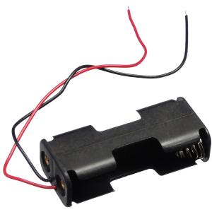 Отсек для элементов BAT/H AA*2 с двумя проводами, двухсторонний